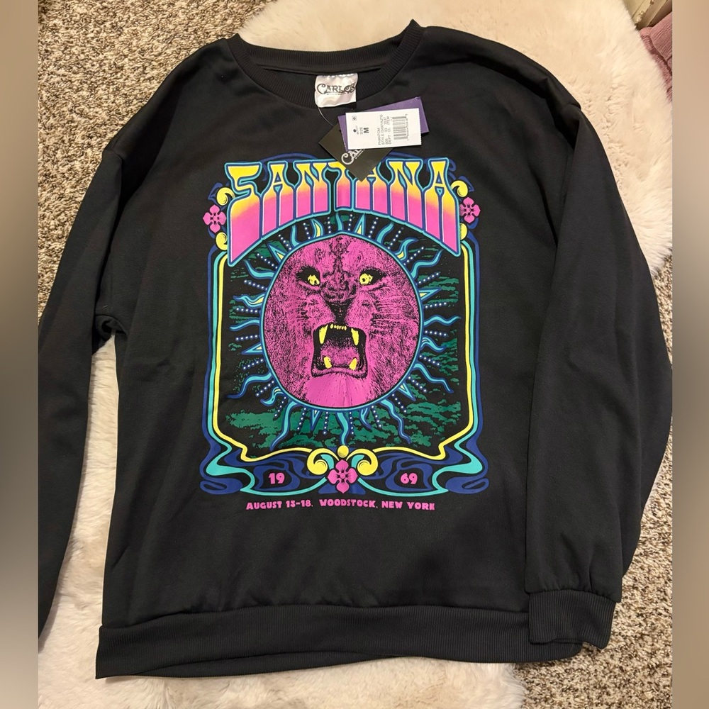 Carlos Santana Crewneck Sweatshirt